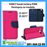 FANCY book torbica ROZA za Samsung J3/J5 2017