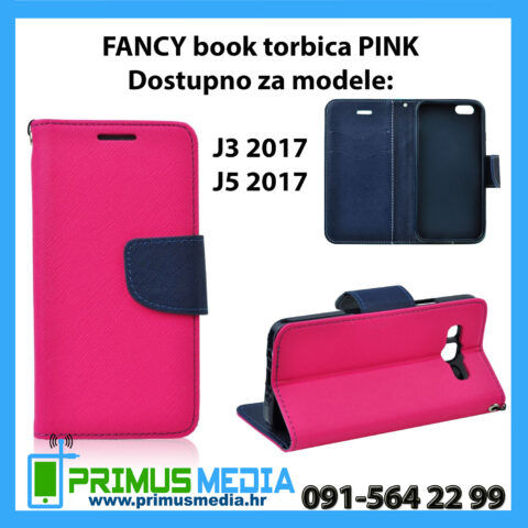 Oglas FANCY book torbica ROZA za Samsung J3/J5 2017 - Slika 1