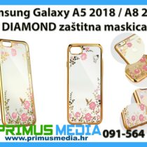 Samsung Galaxy A5 2018 / A8 2018 DIAMOND zaštitna maskica GOLD