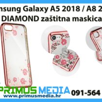 Samsung Galaxy A5 2018 / A8 2018 DIAMOND zaštitna maskica GOLD ROSE