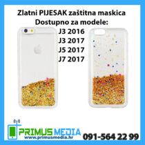 Samsung J3 2016 / J3 / J5 / J7 2017 zaštitna maskica ZLATNI PIJESAK