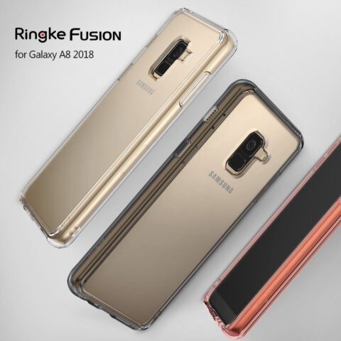 RINGKE FUSION za Samsung GALAXY A8 2018 prozirna - Slika 3