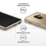 RINGKE FUSION za Samsung GALAXY A8 2018 prozirna - Slika 4