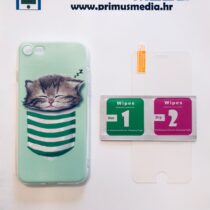 iPhone 7 / 8 TPU print zaštitna maskica + kaljeno s. KOMPLET! MACA