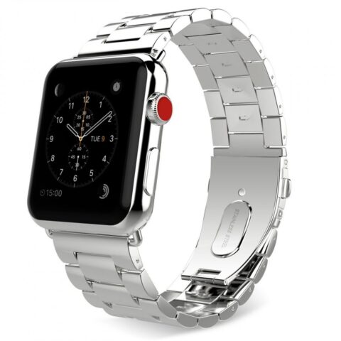 1 TECH-PROTECT SLIMLINK narukvica za Apple watch 1/2/3/4/5/6/7/8/SE (42/44/45mm) SILVER - Slika 1