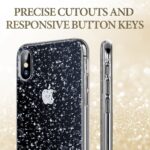 ESR SPARKLY GLITTER  maskica za iPhone X / 10 (SILVER) - Slika 6