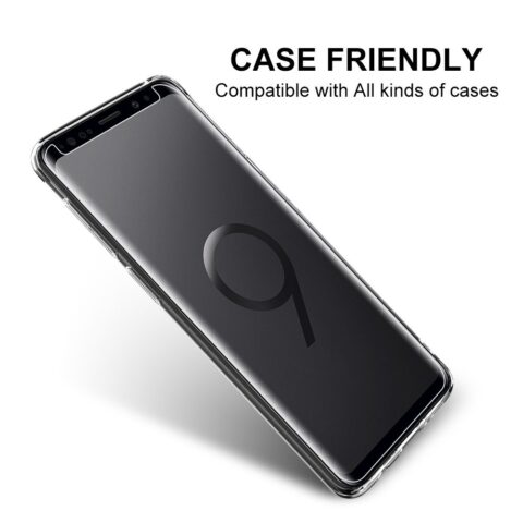 17 Samsung Galaxy S9 kaljeno staklo prozirno prekriva 100% zasl. ide na maskice - Slika 2