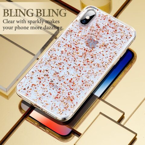2 ESR SPARKLY GLITTER  maskica za iPhone X / 10 (GOLD) - Slika 2