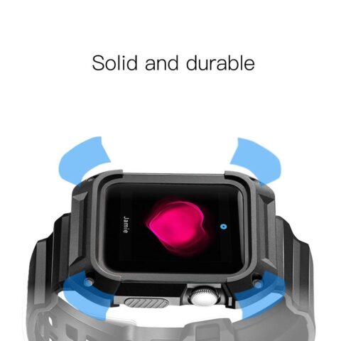 5 TECH-PROTECT SPORTY  narukvica za Apple Watch 1/2/3 42MM (CRNA) - Slika 5