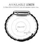 TECH-PROTECT SLIMLINK narukvica za Apple watch 1/2/3/4/5/6/SE (42/44mm) CRNA - Slika 5