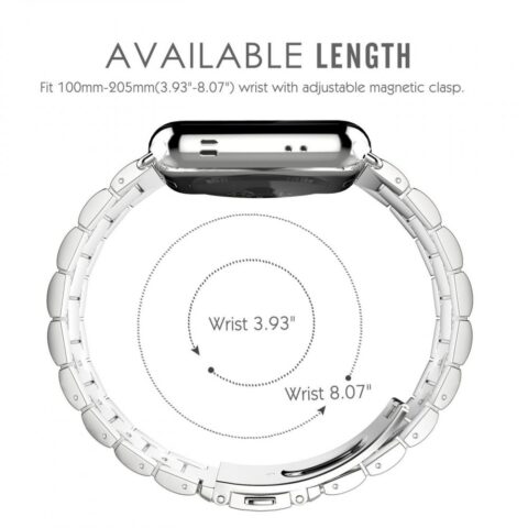 6 TECH-PROTECT SLIMLINK narukvica za Apple watch 1/2/3/4/5/6/7/8/SE (42/44/45mm) SILVER - Slika 6