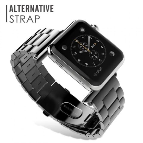 6 TECH-PROTECT SLIMLINK narukvica za Apple watch 1/2/3/4/5/6/SE (42/44mm) CRNA - Slika 6