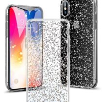 ESR SPARKLY GLITTER  maskica za iPhone X / 10 (SILVER)