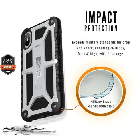 9 URBAN ARMOR GEAR MONARCH maskica za iPhone X / 10 (PLATINUM) - Slika 9