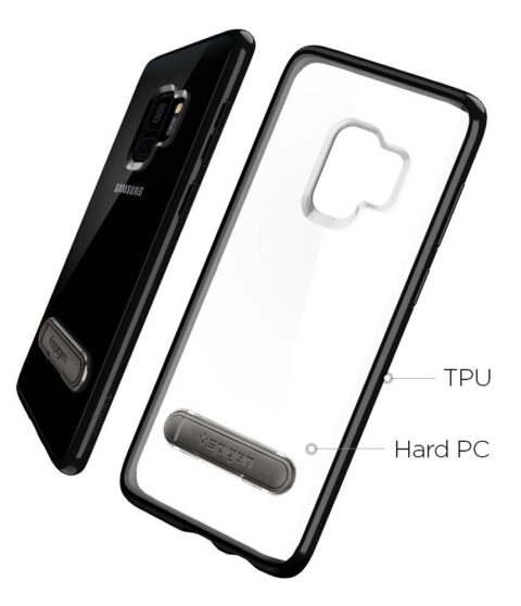 SPIGEN ULTRA HYBRID "S" zaštita za Samsung GALAXY S9 CRYSTAL black - Slika 3