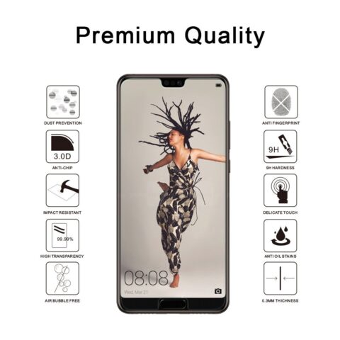 21 Huawei P20 kaljeno staklo - SAMO 0,3mm debljina 9H - Slika 1