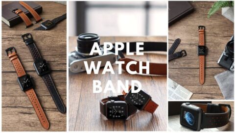 TECH-PROTECT LEATHER crna kožna narukvica za Apple Watch 2/3/4/5/6/SE (44mm) - Slika 3