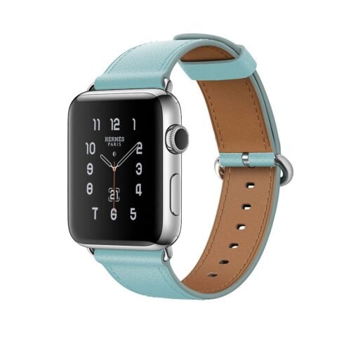 TECH-PROTECT CLASSYBAND kožna narukvica za Apple Watch 1/2/3/4 (42/44MM) (SKY BLUE) - Slika 1