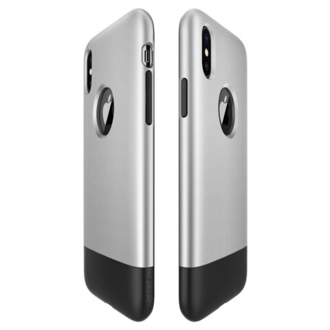ORIGINAL Spigen CLASSIC ONE maskica za iPhone X / 10 ALUMINUM GRAY - Slika 5