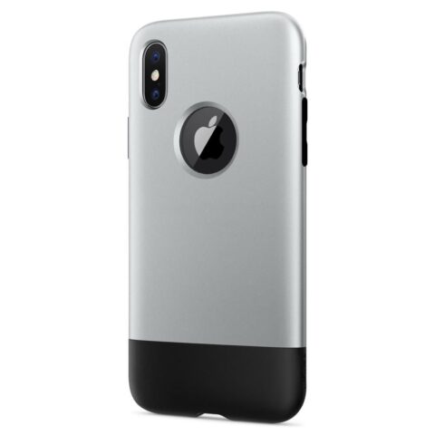 ORIGINAL Spigen CLASSIC ONE maskica za iPhone X / 10 ALUMINUM GRAY - Slika 4