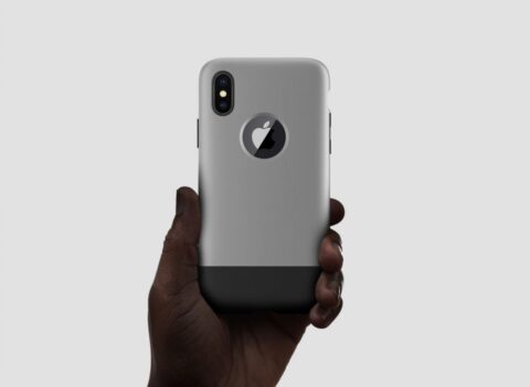 ORIGINAL Spigen CLASSIC ONE maskica za iPhone X / 10 ALUMINUM GRAY - Slika 2