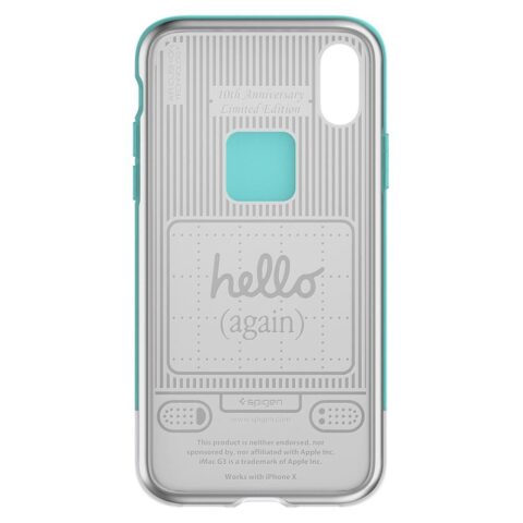 04 ORIGINAL Spigen C1 maskica za iPhone X / 10 Bondi blue - Slika 6
