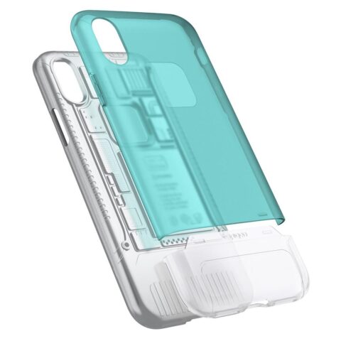 06 ORIGINAL Spigen C1 maskica za iPhone X / 10 Bondi blue - Slika 4