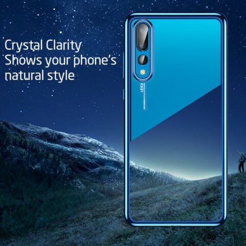 12 ESR ESSENTIAL maskica za HUAWEI P20 PRO plavi rub - Slika 4