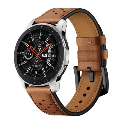 1 TECH-PROTECT kožna narukvica za SAMSUNG GALAXY WATCH 42mm smeđa - Slika 1