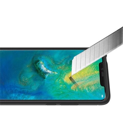 SPIGEN GLASS Full za HUAWEI MATE 20 PRO crni rub PREMIUM - Slika 3
