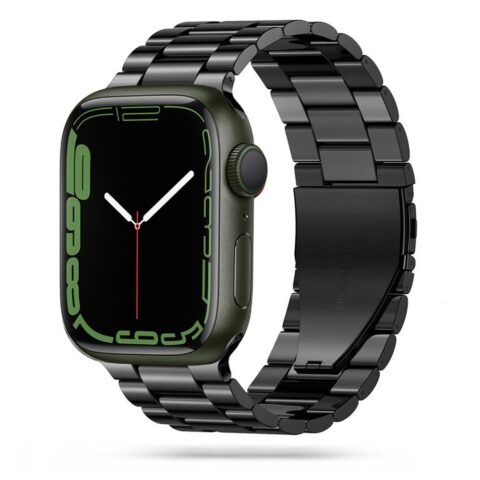 6 Tech-Protect Stainless remen za Apple Watch 8/9/10/11/SE/Ultra (44/45/46/49mm) crni - Slika 1