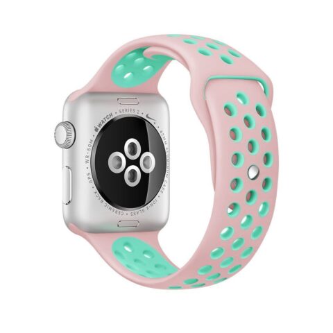 TECH-PROTECT Soft Band narukvica za Apple watch 1/2/3/4/5/6/SE (42/44mm) LIGHT PINK/MINT - Slika 4