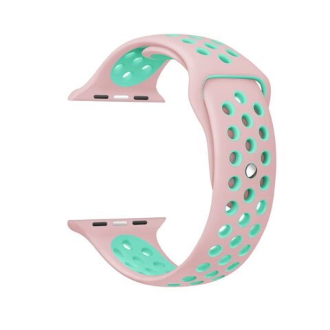 TECH-PROTECT Soft Band narukvica za Apple watch 1/2/3/4/5/6/SE (42/44mm) LIGHT PINK/MINT - Slika 5