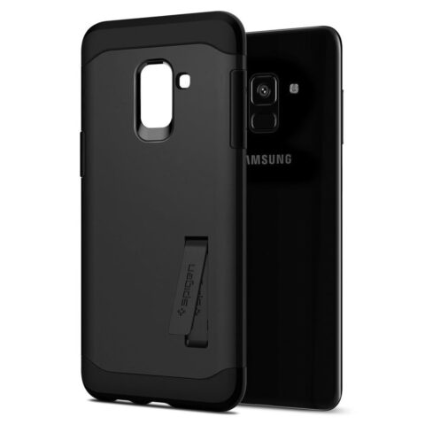 ORIGINAL SPIGEN SLIM ARMOR Samsung Galaxy GALAXY A8 2018 BLACK - Slika 4