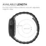 TECH-PROTECT STAINLESS narukvica za SAMSUNG GEAR S3 crna - Slika 4