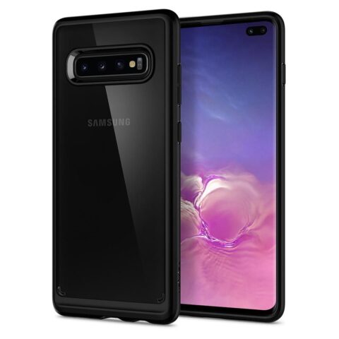 SPIGEN ULTRA HYBRID maskica za Samsung GALAXY S10+ PLUS MATTE BLACK - Slika 2