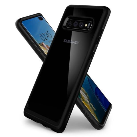 SPIGEN ULTRA HYBRID maskica za Samsung GALAXY S10+ PLUS MATTE BLACK - Slika 4