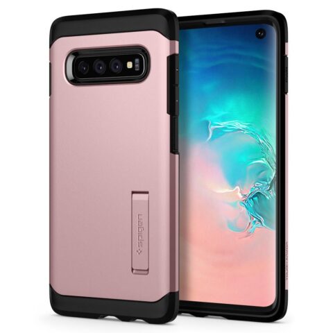 2 SPIGEN TOUGH ARMOR maskica za Samsung GALAXY S10 (ROSE GOLD) - Slika 1