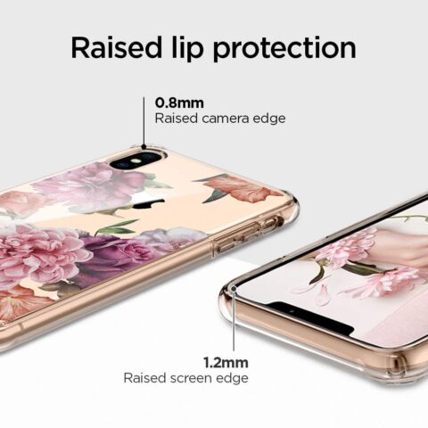 2 SPIGEN CIEL zaštitna maskica za iPHONE X / XS (ROSE FLORAL) - Slika 3