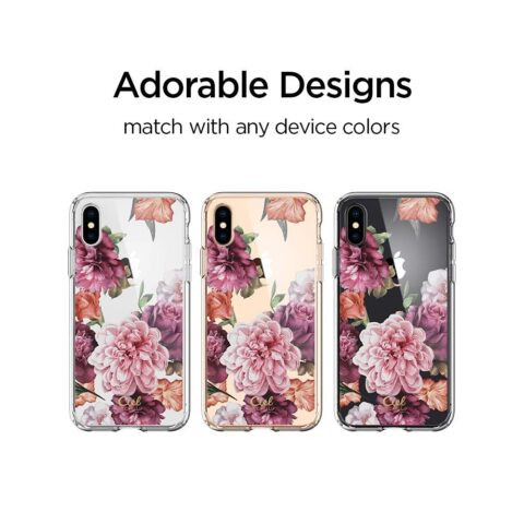 4 SPIGEN CIEL zaštitna maskica za iPHONE X / XS (ROSE FLORAL) - Slika 5