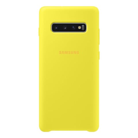 5 Silicone Cover Samsung Galaxy S10+ žuti EF-PG975TYEGWW - Slika 1