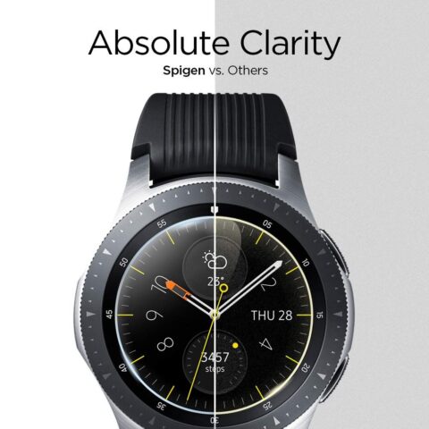6 SPIGEN GLAS.TR SLIM GALAXY WATCH 46MM kaljeno staklo 3 komada - Slika 7