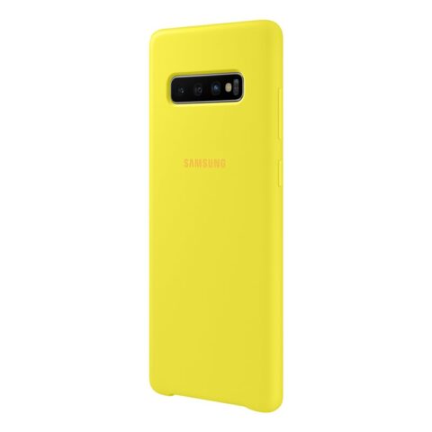 6 Silicone Cover Samsung Galaxy S10+ žuti EF-PG975TYEGWW - Slika 3