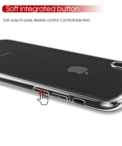 11 iPhone X / XS prozirna tanka TPU maskica + kaljeno staklo KOMPLET! - Slika 12