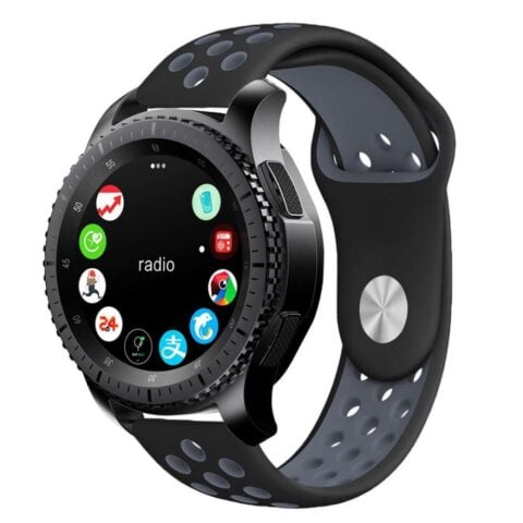 3 TECH-PROTECT softband narukvica SAMSUNG GALAXY WATCH 46mm crno/siva - Slika 1