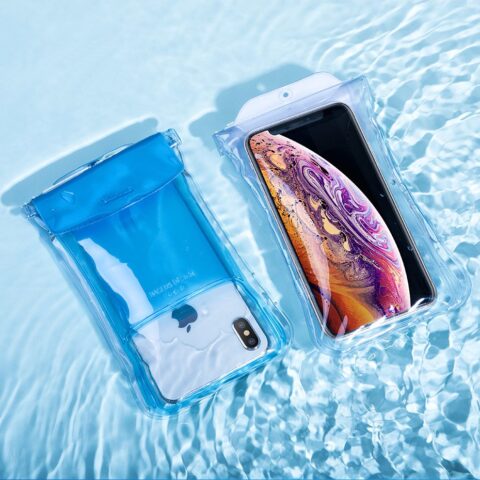 32 BASEUS Airbag UNIVERZALNA VODOOTPORNA TORBICA za sve mobitele (PLAVA) - Slika 15
