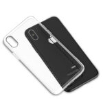 iPhone X / XS prozirna tanka TPU maskica + kaljeno staklo KOMPLET! - Slika 6