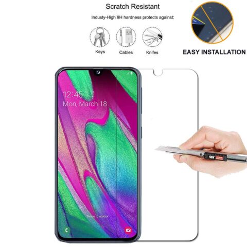 5 Zaštitno kaljeno staklo Samsung A40 - SAMO 0,3mm debljina 9H - Slika 6