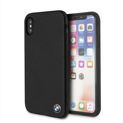 1 Original BMW - GRAINED zaštitna maskica za iPhone 10 / X / XS (BMHCPXGLBK) - Slika 1