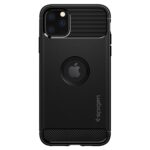 SPIGEN RUGGED ARMOR zaštita za iPHONE 11 PRO MAX (MATTE BLACK) - Slika 2